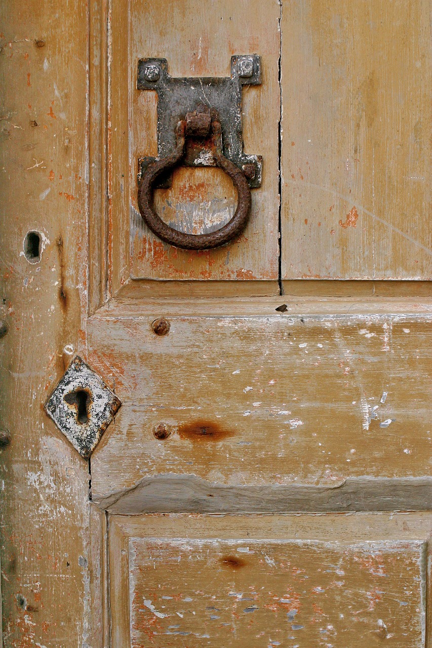 door old textured free photo
