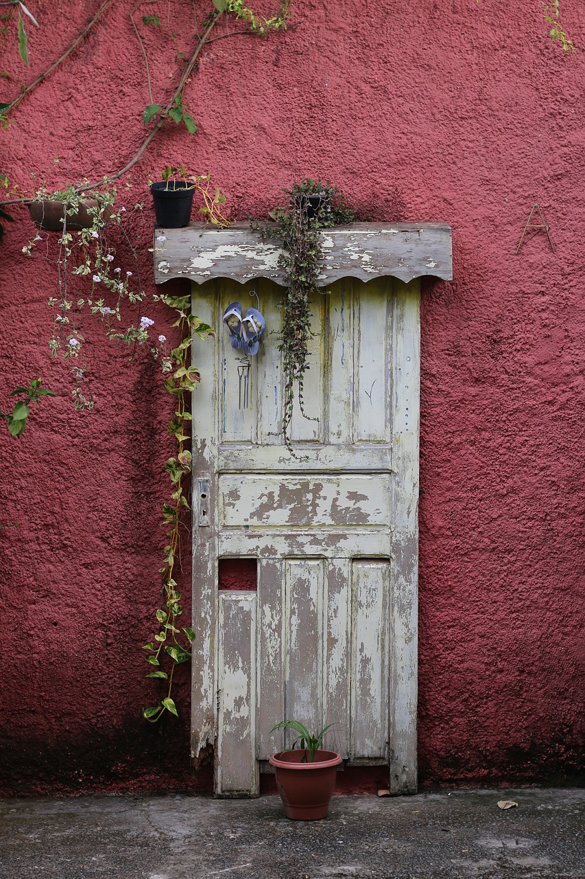 door old old house free photo