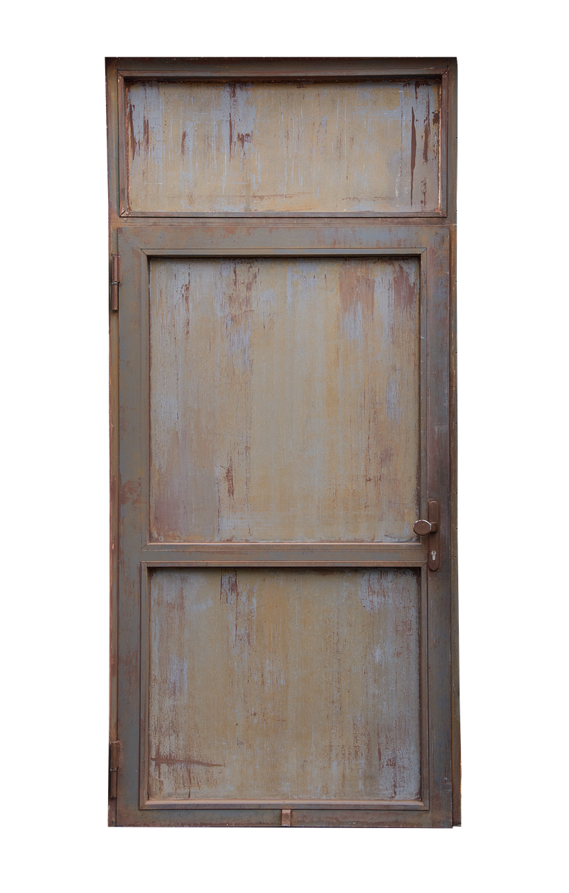 door iron door isolated free photo