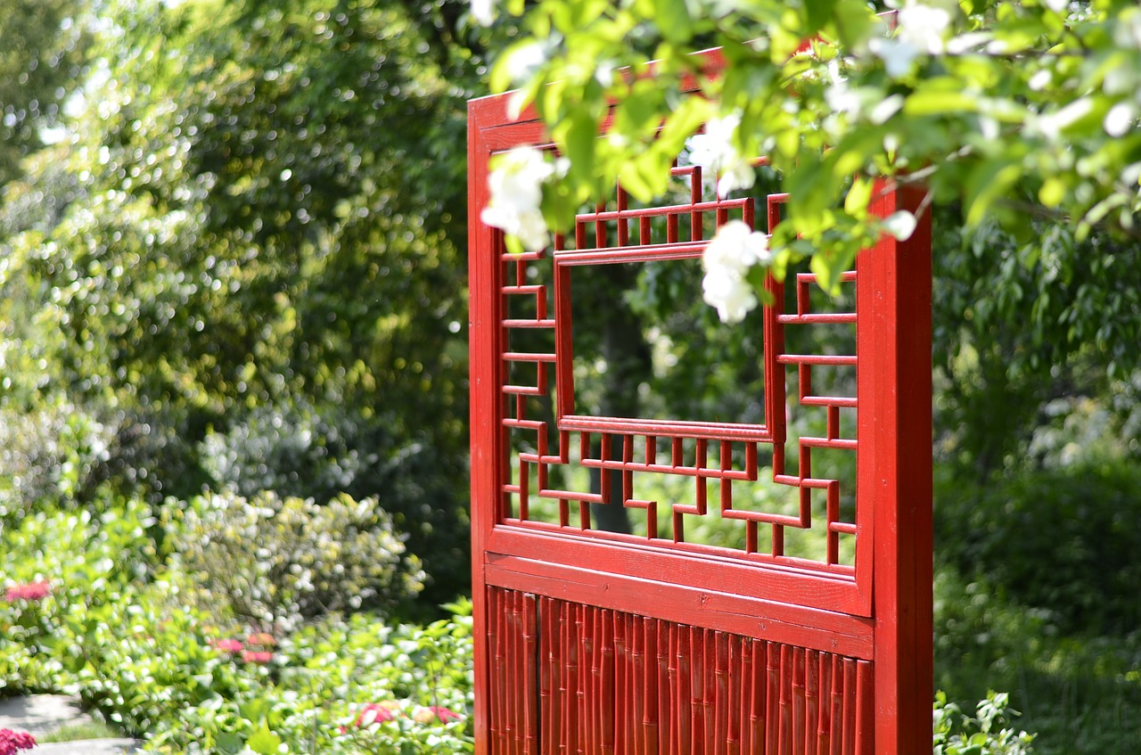 door flower tree free photo