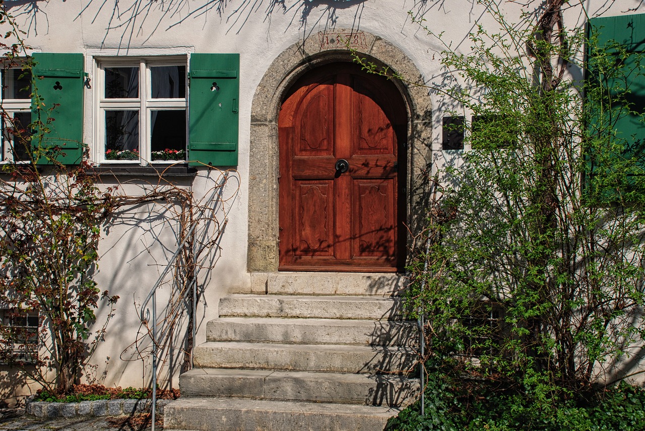 door wood window free photo