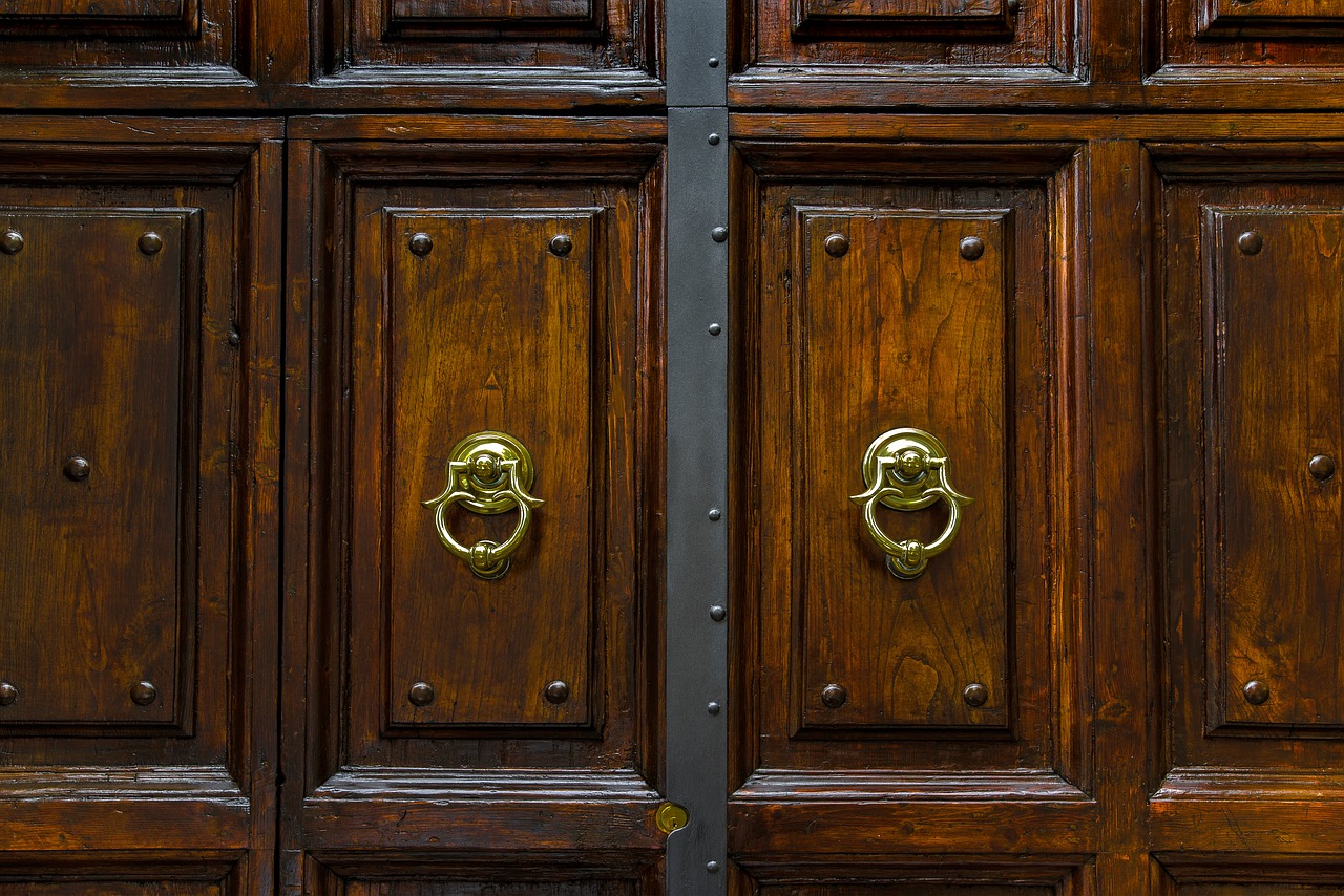 door  wood  ring free photo