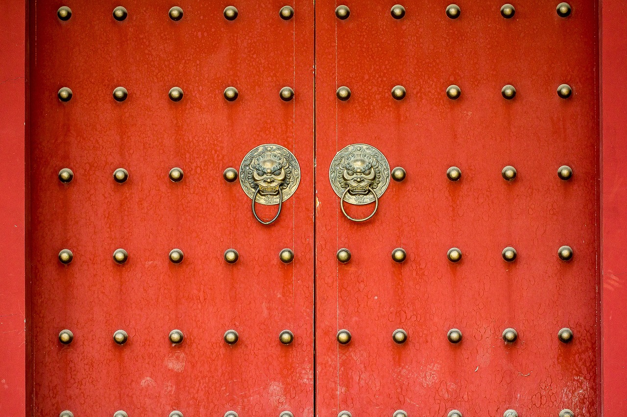 door ye xian tower chinese style free photo