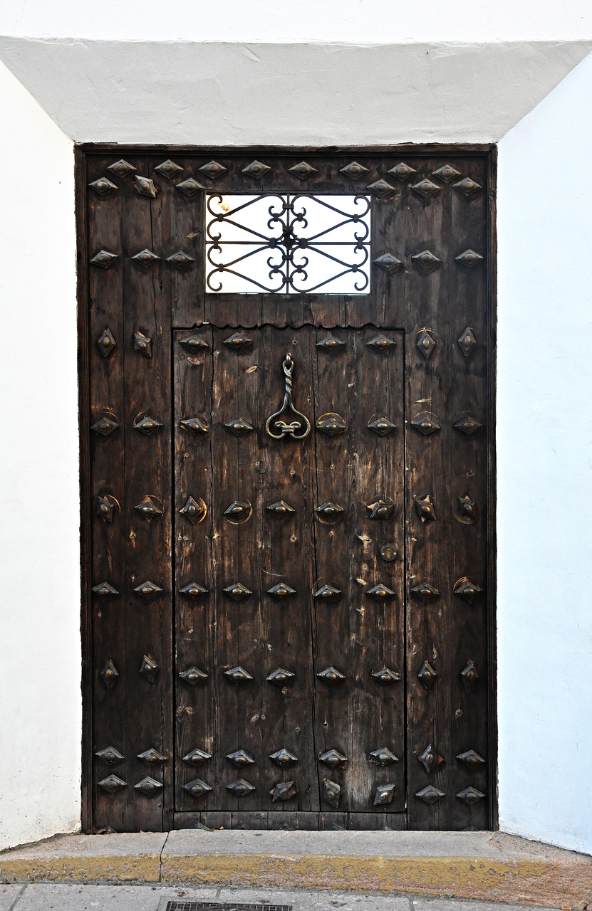 door wood architecture free photo