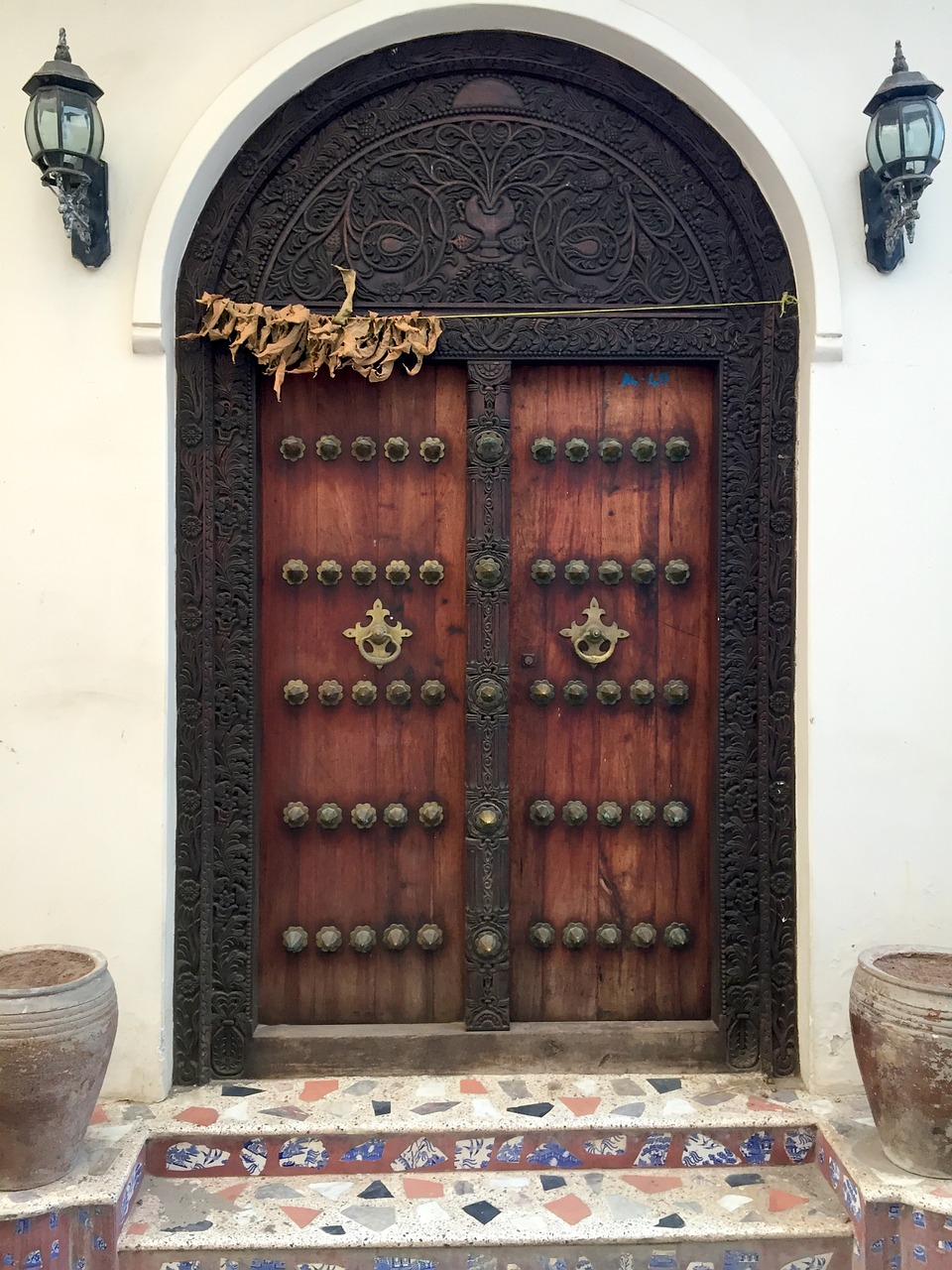 door zanzibar architecture free photo