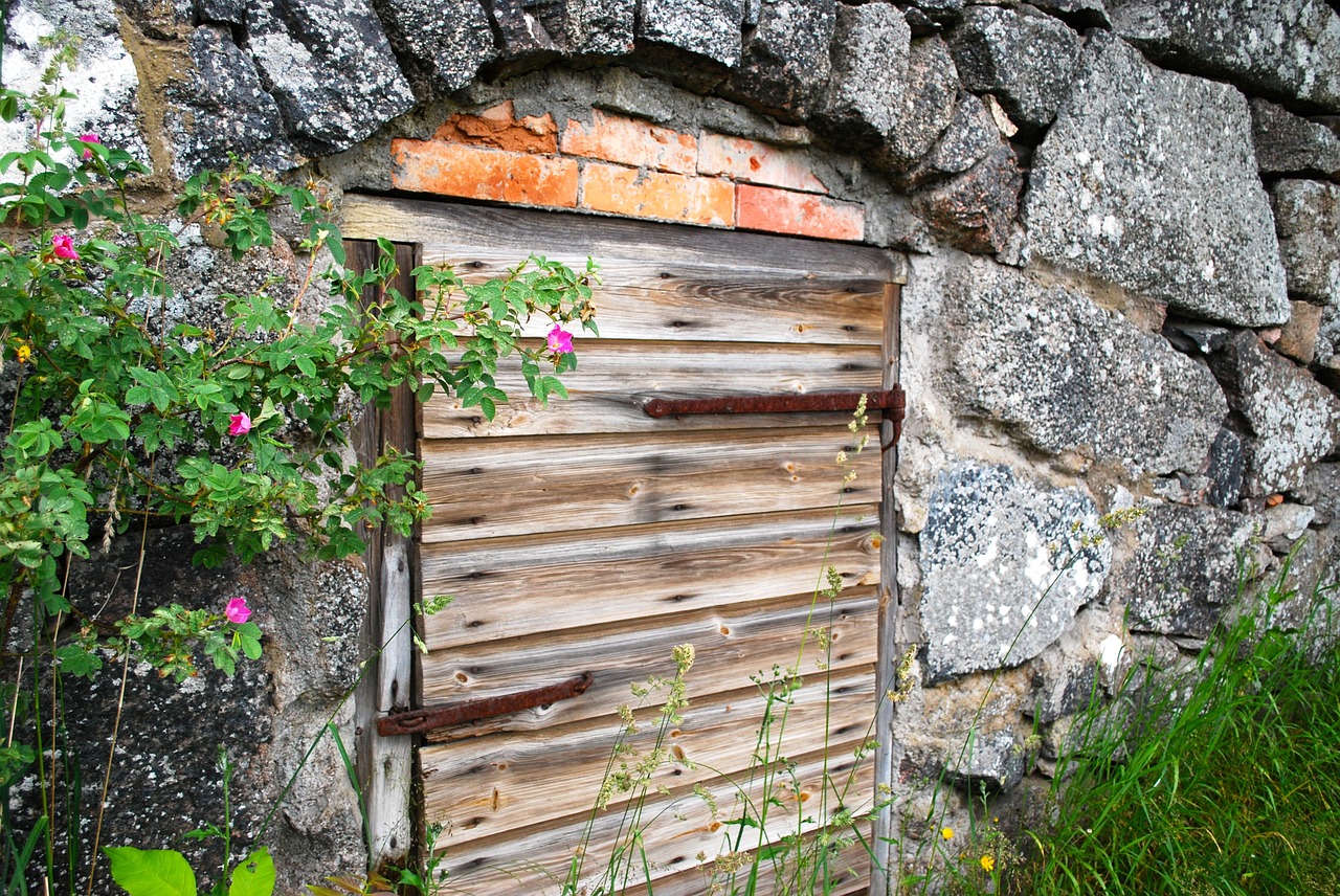 door stone basement free photo