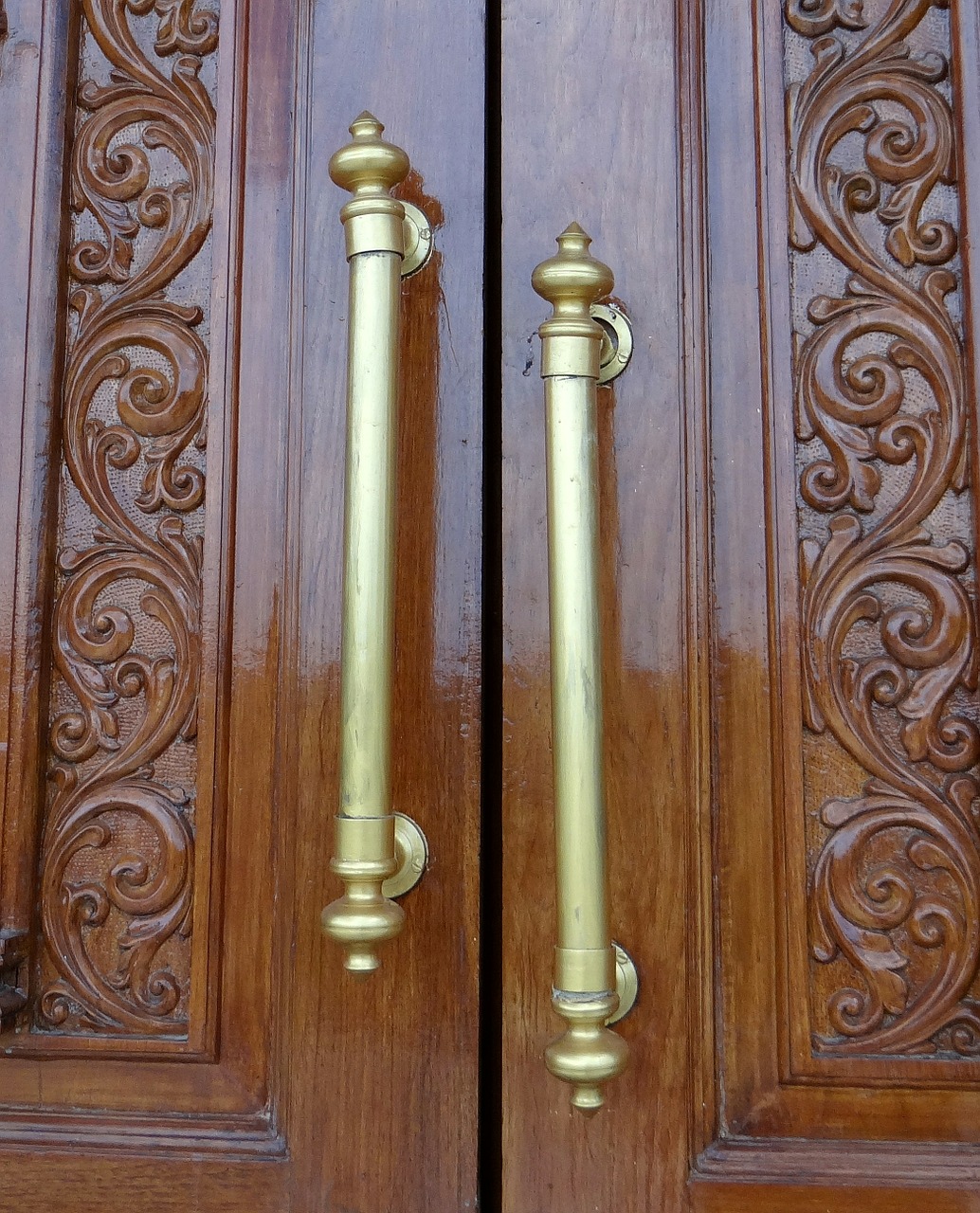 door handle ornate antique free photo