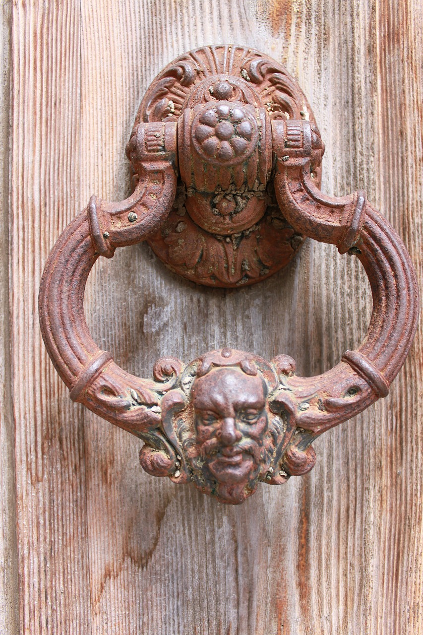 door handle door brass free photo