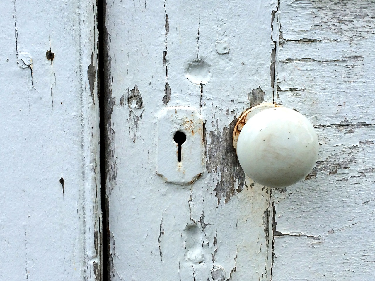 door knob peeling paint lock free photo