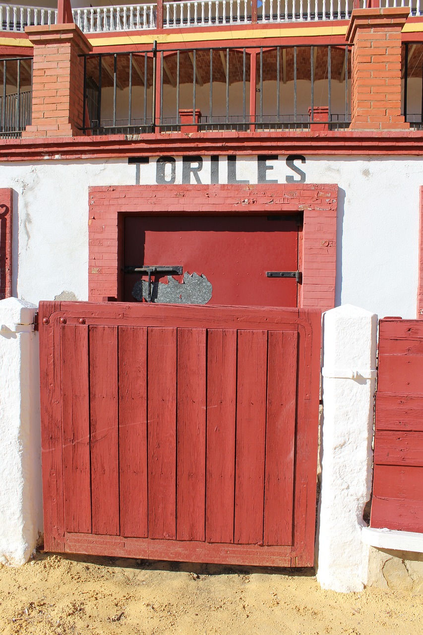 door toriles bulls plaza free photo