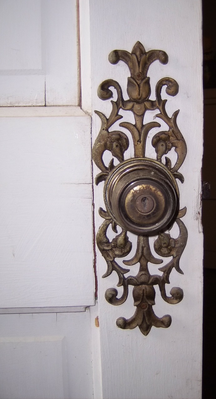 doorknob knob filigree free photo