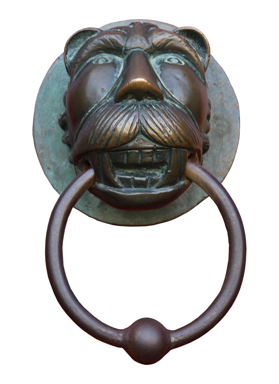 doorknocker brass close free photo