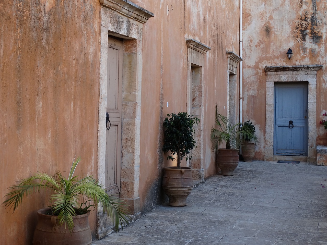 doors  greece  architecture free photo