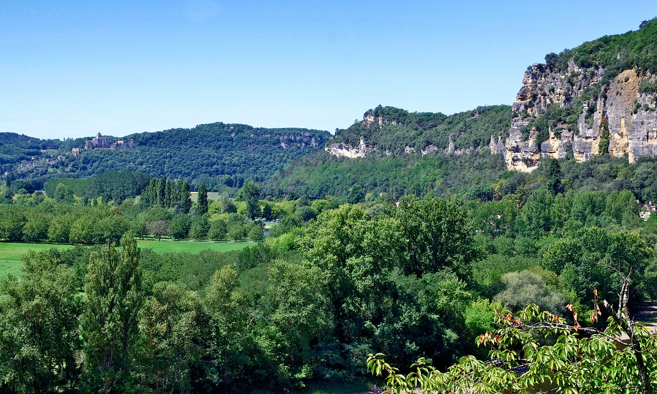 dordogne france landscape free photo