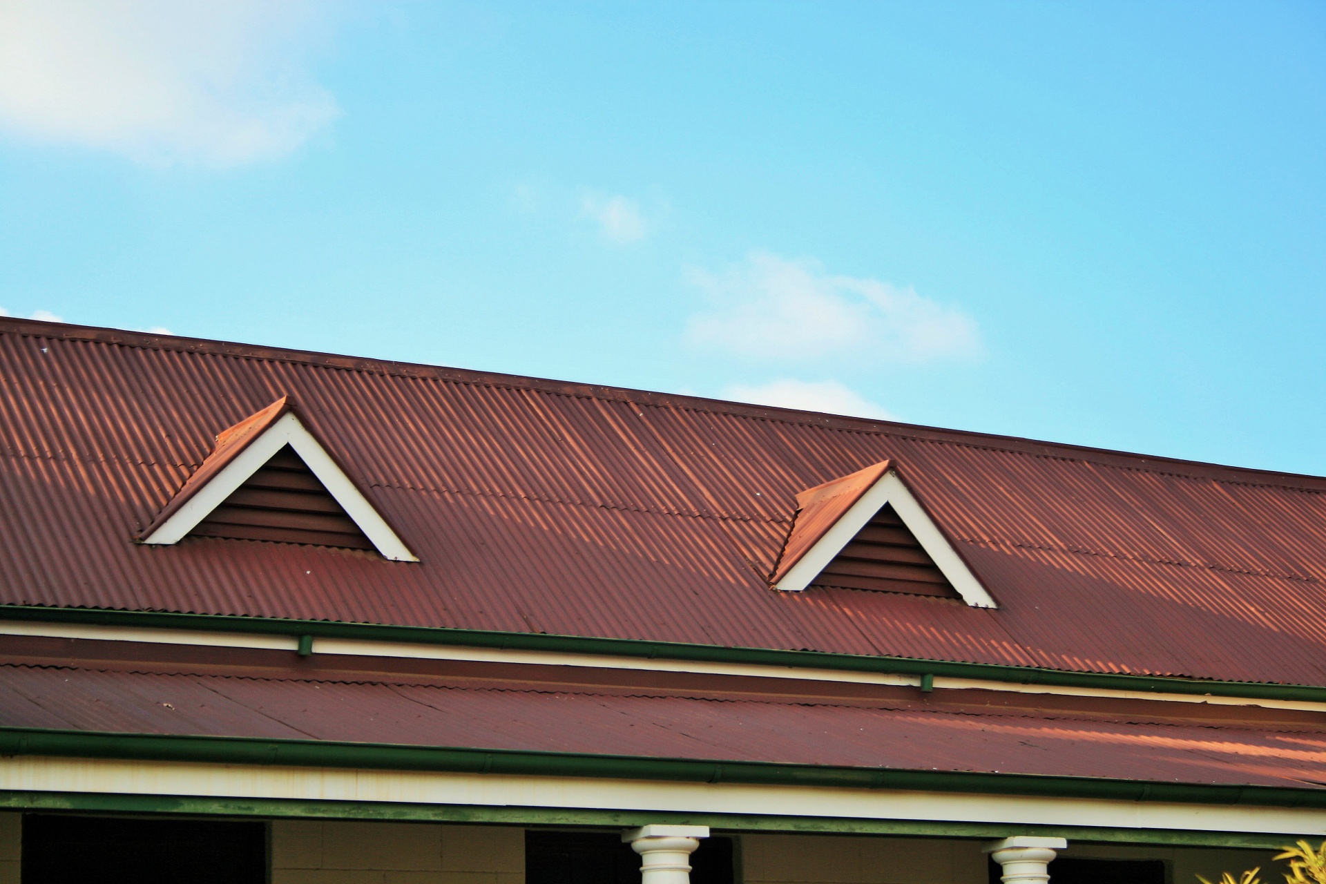 roof iron corrugated free photo