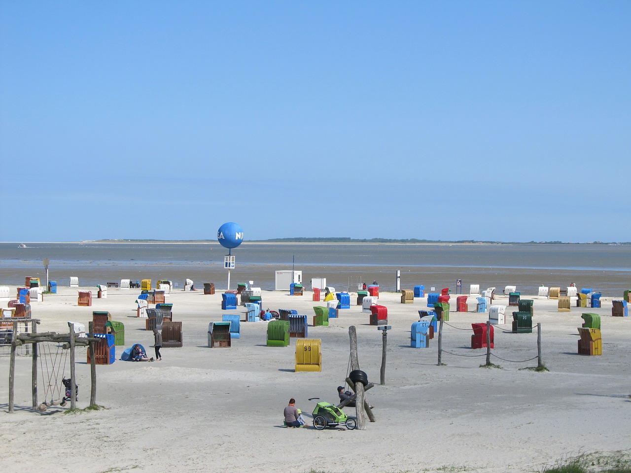 dornumer siel north sea beach free photo