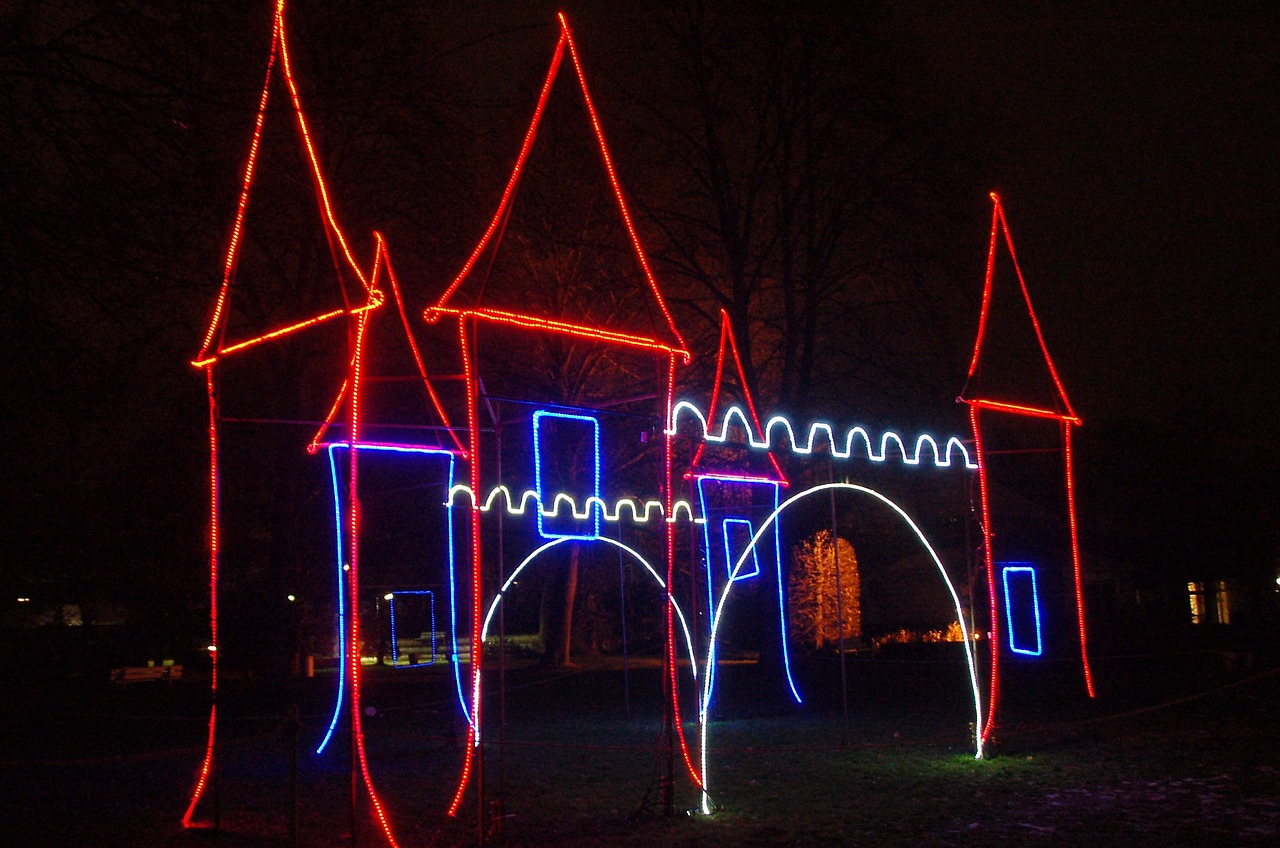Download free photo of Dortmund,westphalia park,festival of lights,dark,lichtgestalten - from needpix.com
