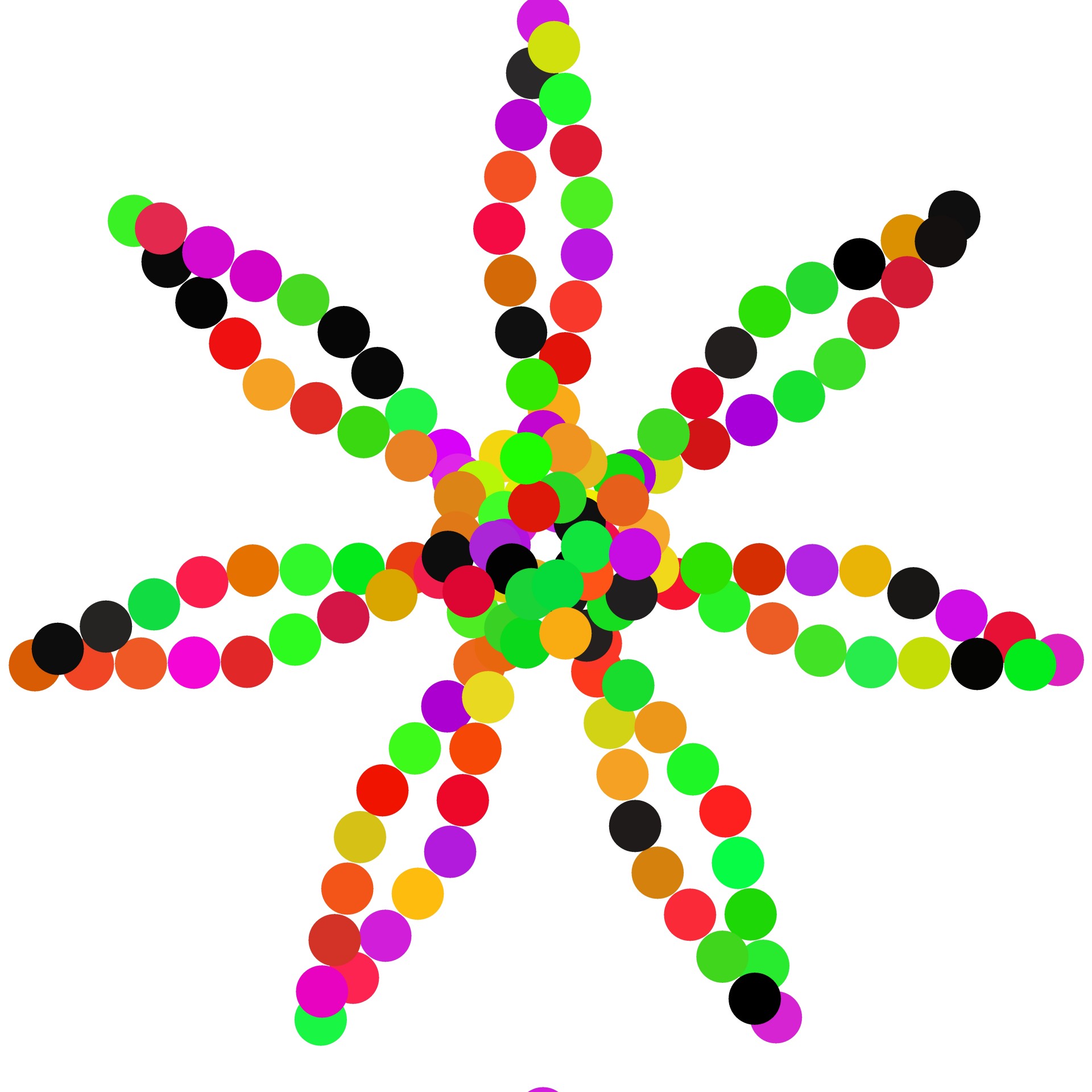 color dots star free photo
