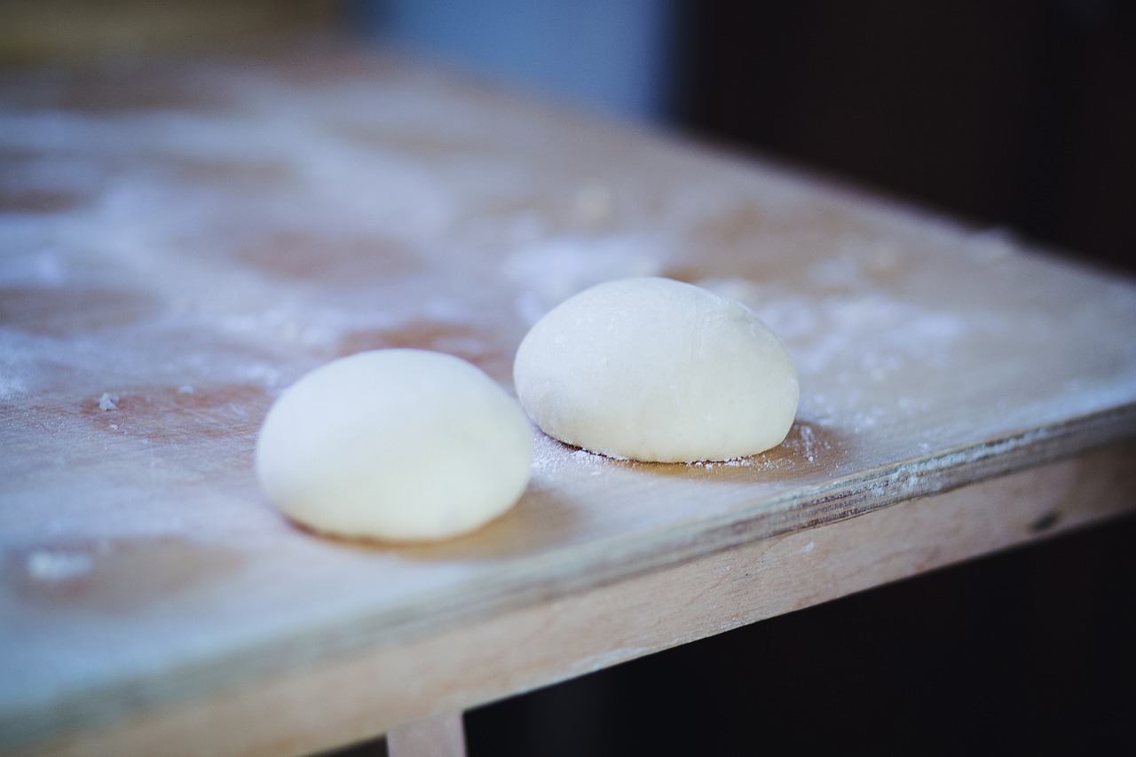 dough donuts baking free photo