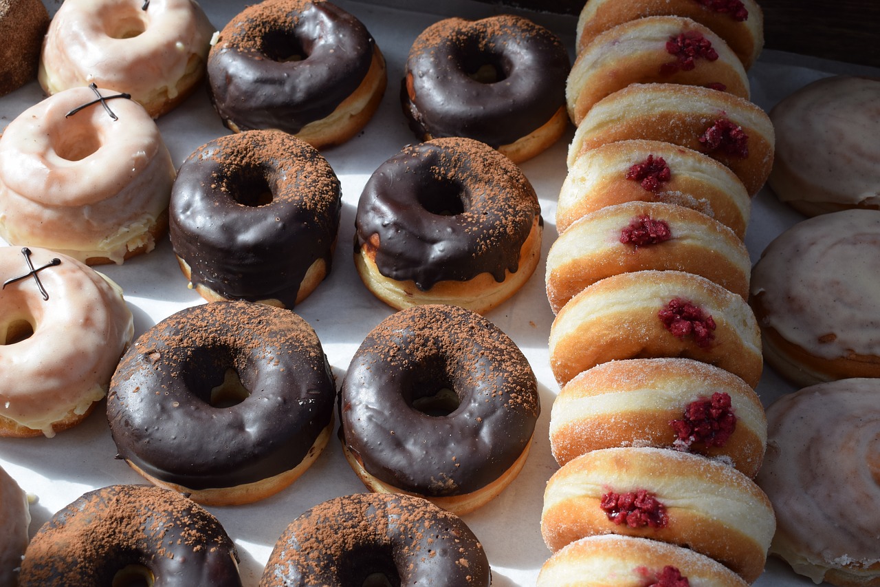 doughnuts  snacks  jam free photo