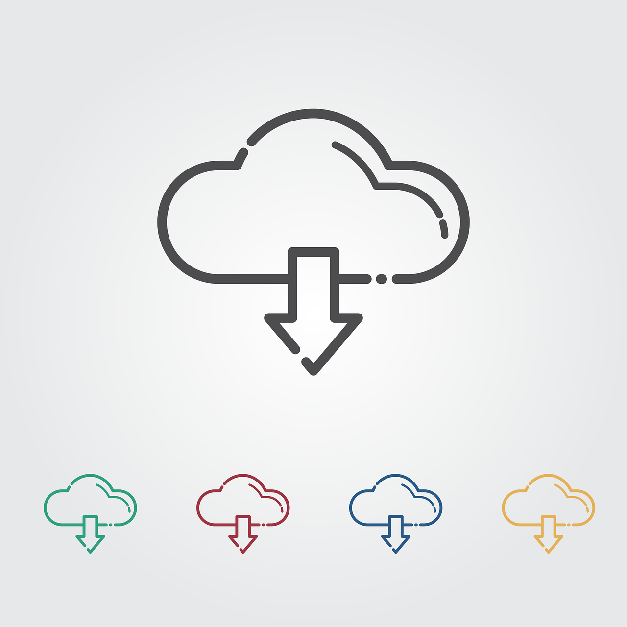 download cloud icon free photo