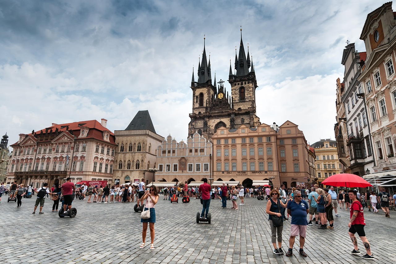 downtown old town prague free photo