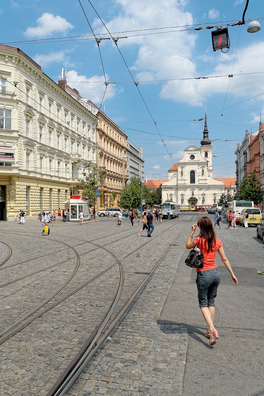 downtown architecture brno free photo