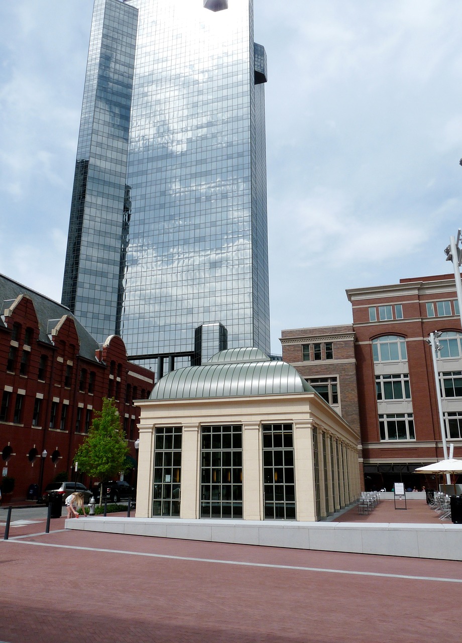 downtown buildings skyscrapers free photo