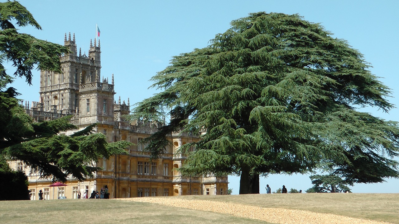 downtown abbey  england  castle free photo