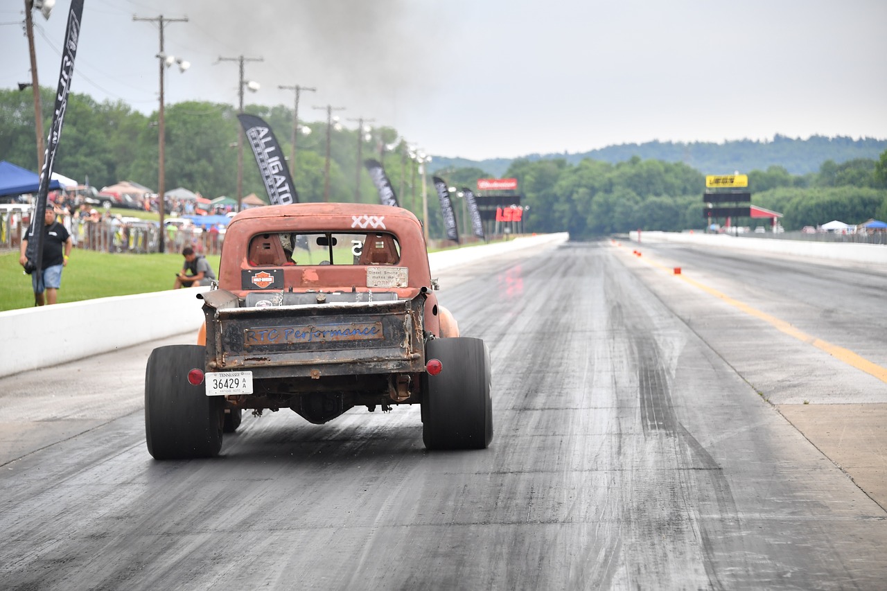 drag racing truck free photo