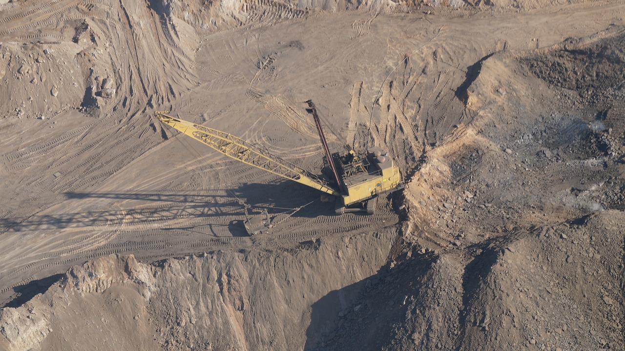 dragline mining coal mining free photo