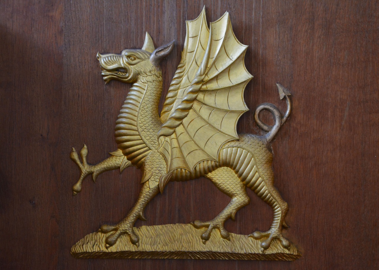 dragon emblem symbol free photo