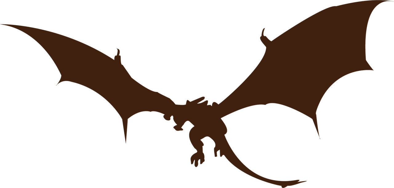 dragon silhouette monster free photo