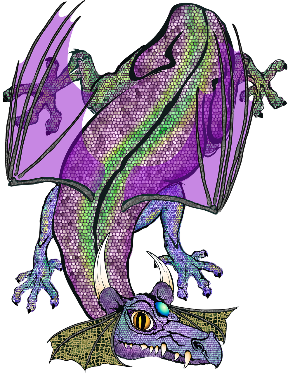 dragon wyrm fantasy free photo