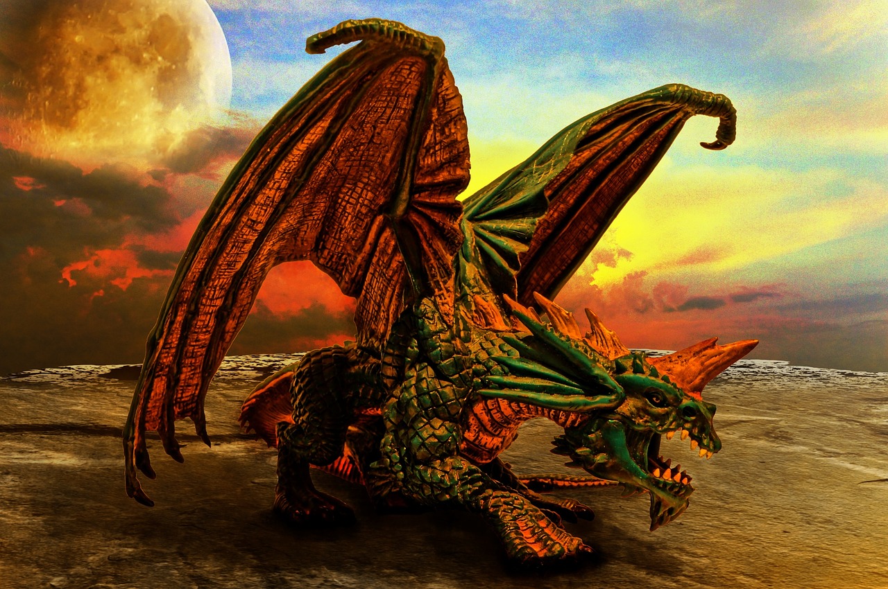 dragon fantasy mythical creatures free photo