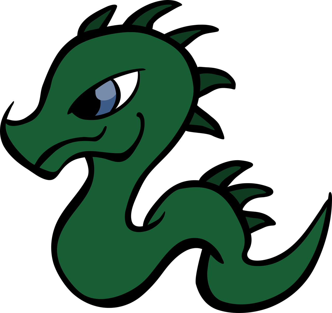 dragon cartoon reptile free photo