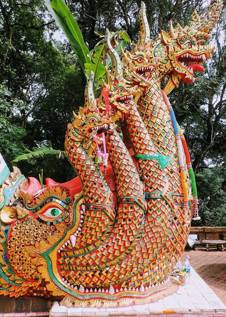 dragon sculpture statues free photo