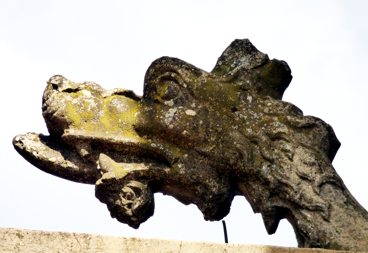 dragon pierre sculptures free photo