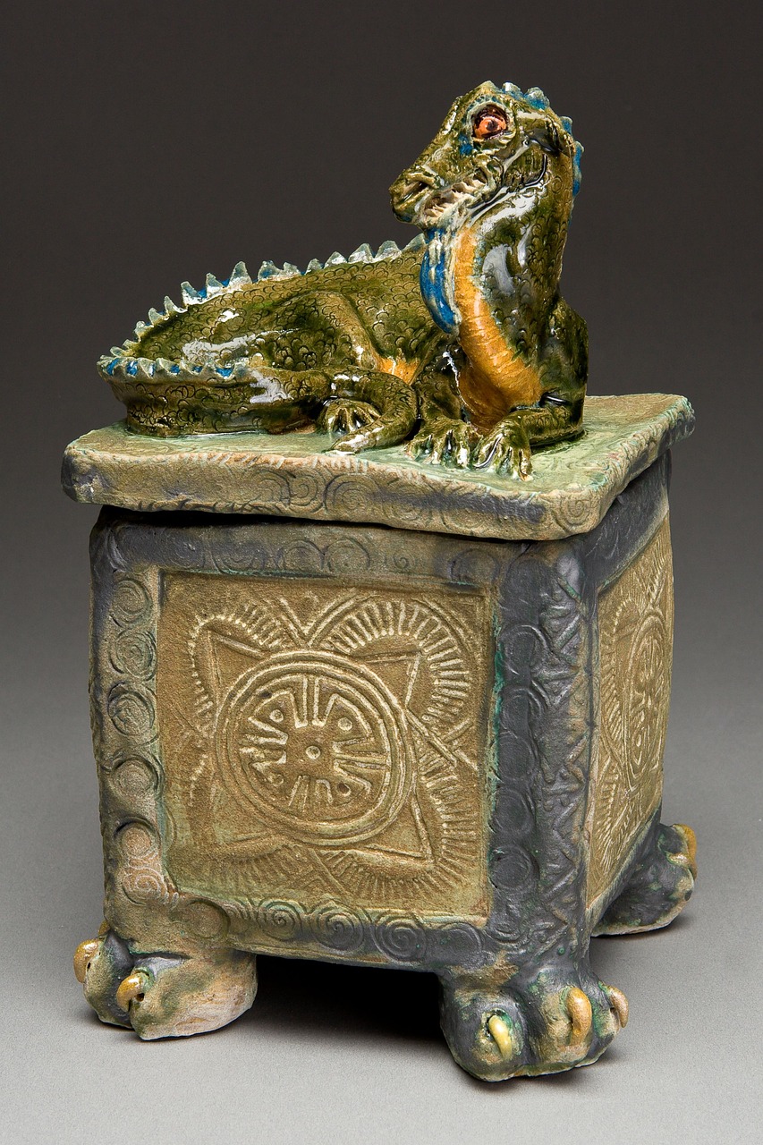 dragon ceramic sculpture free photo