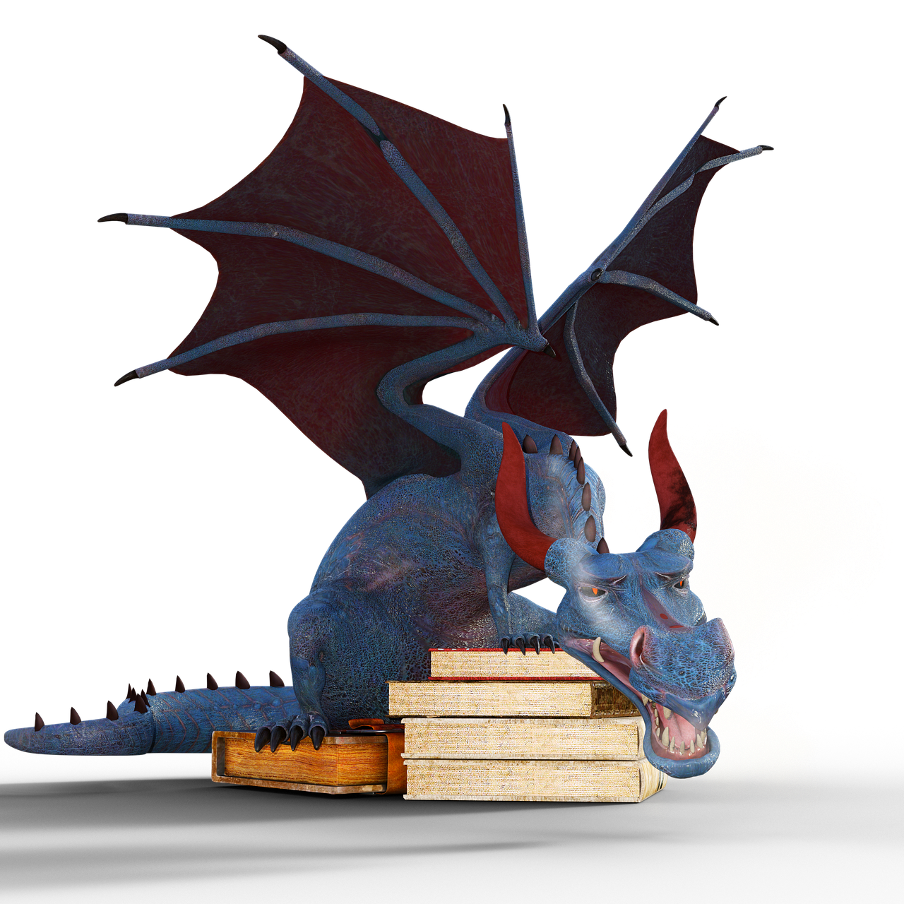 dragon books magic free photo