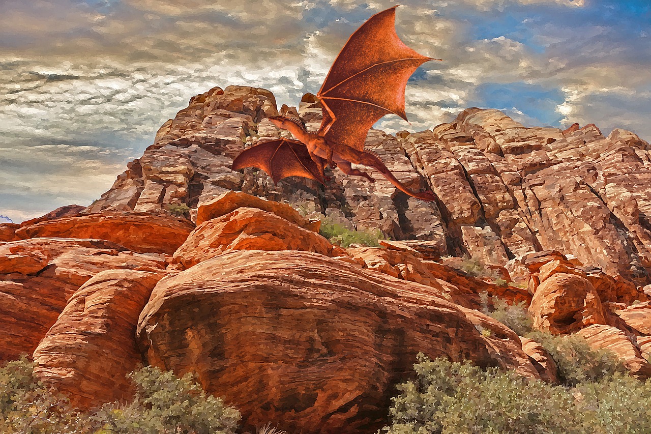 dragon  mountain  rock free photo