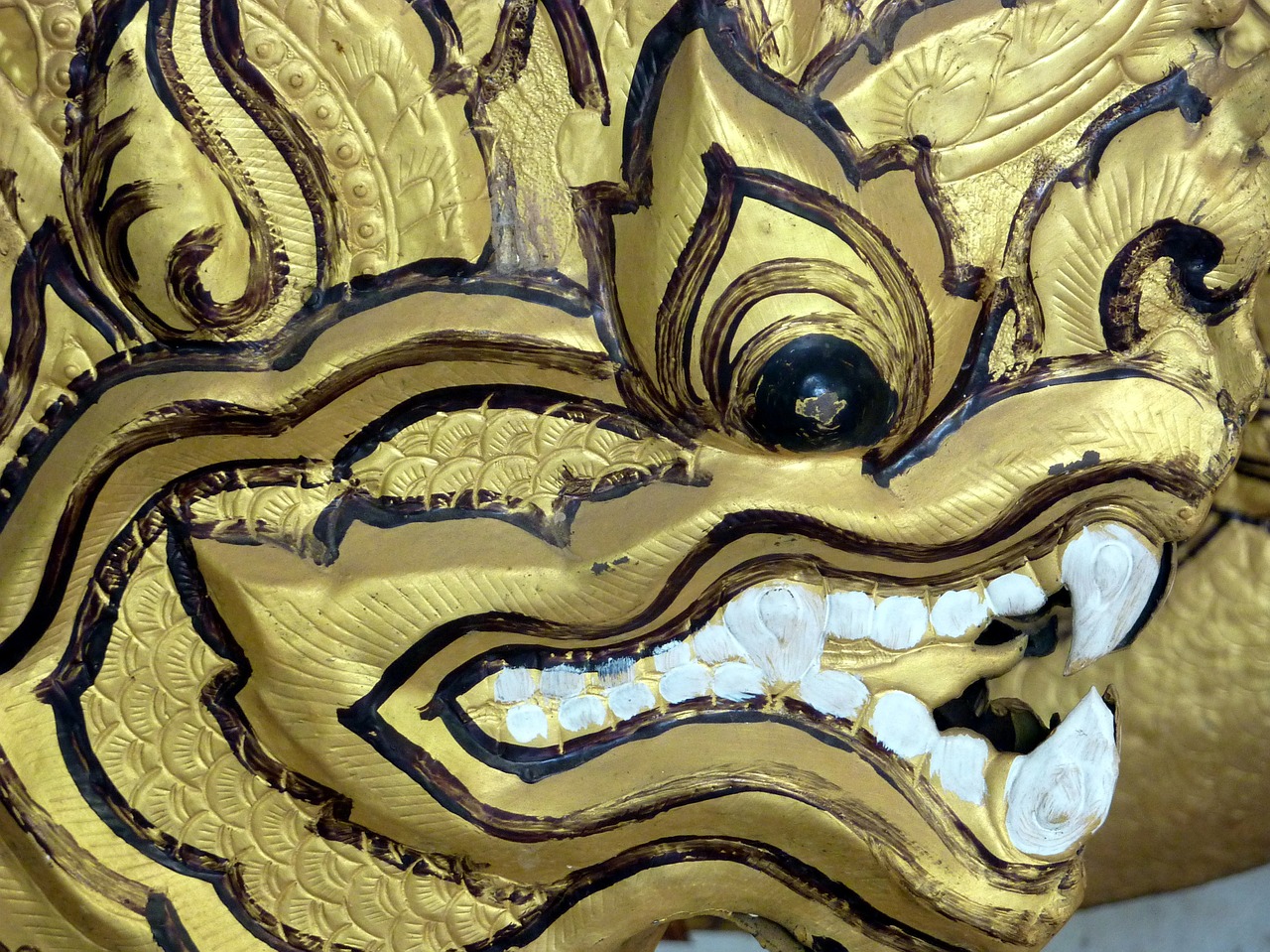 dragon asia gold free photo