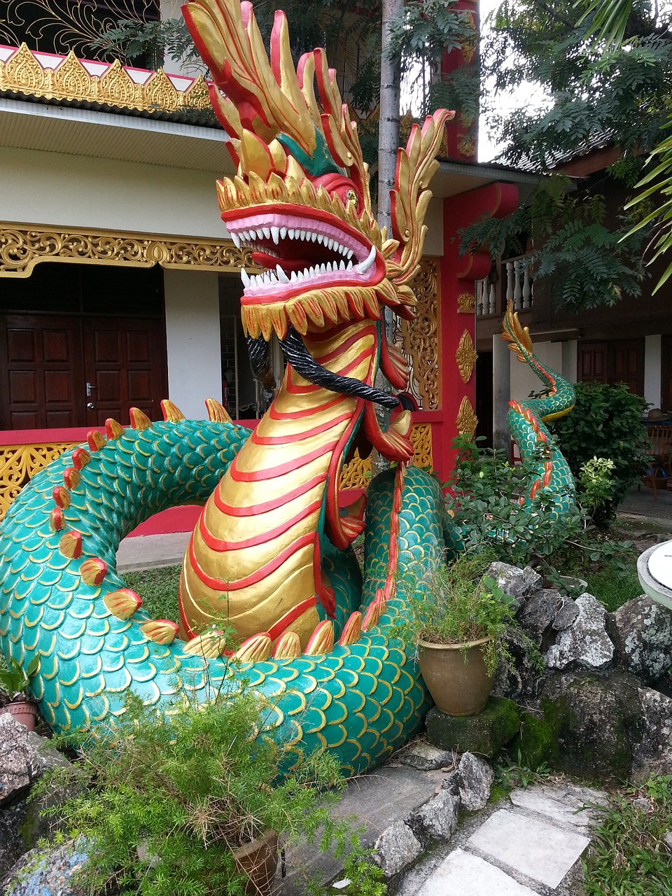 dragon asia sculpture free photo
