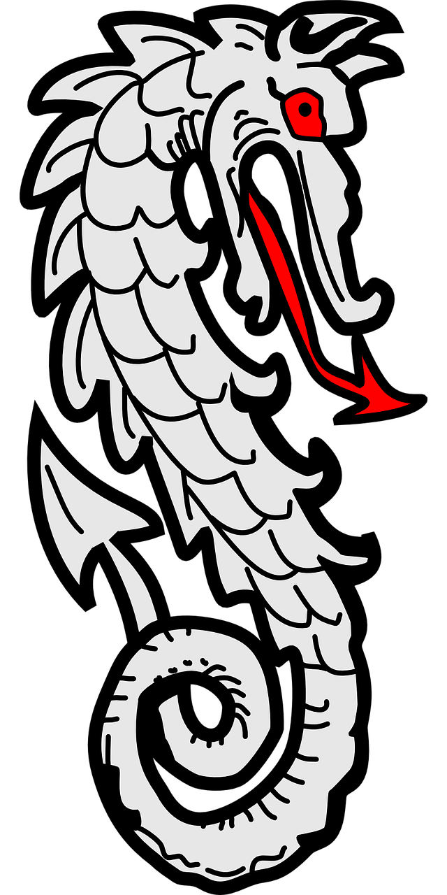 dragon heraldic element free photo