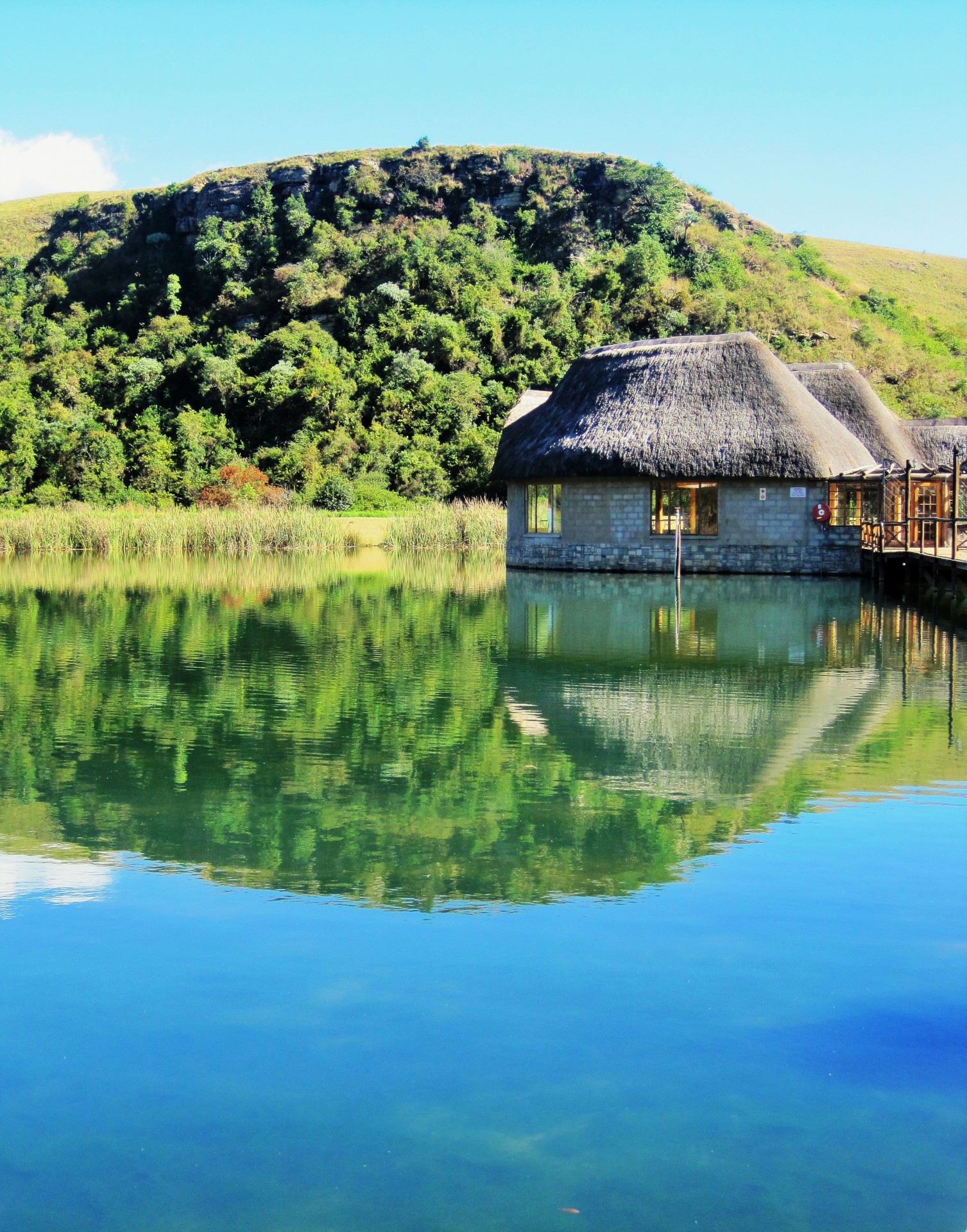 resort pond water free photo