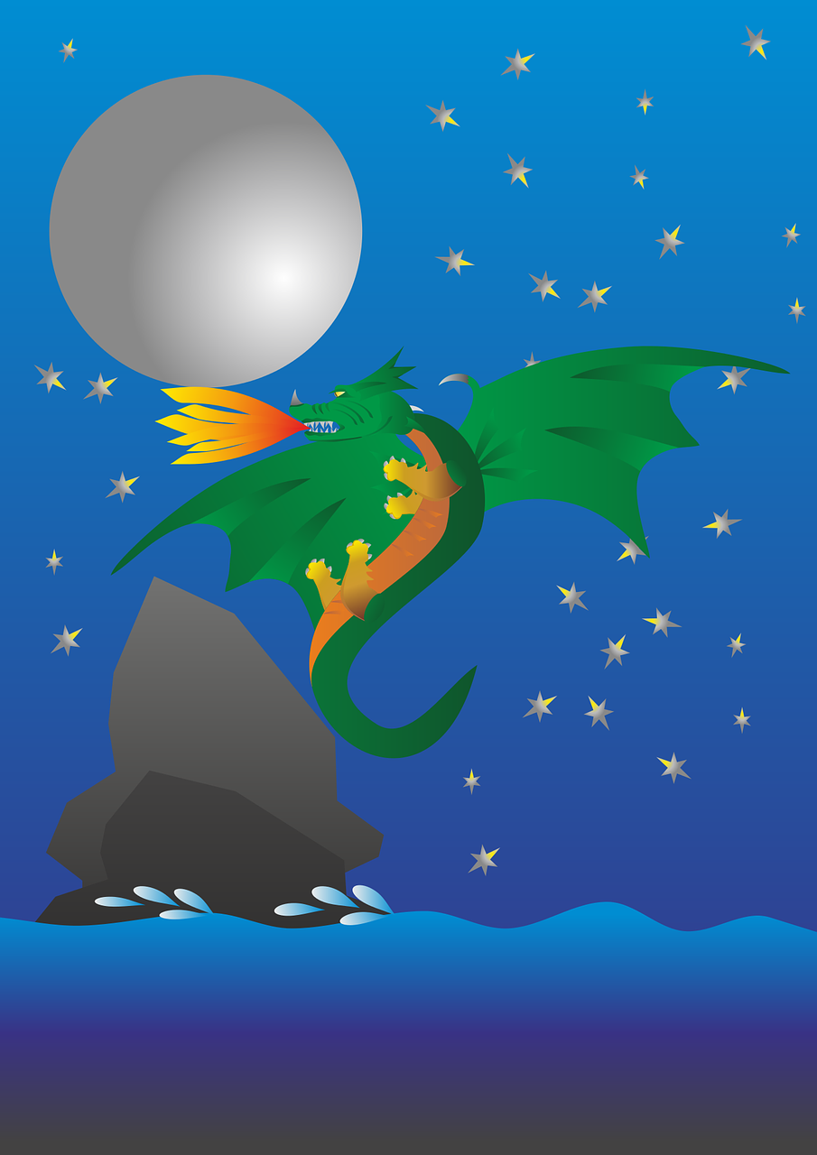 dragons mythical creatures fantasy free photo