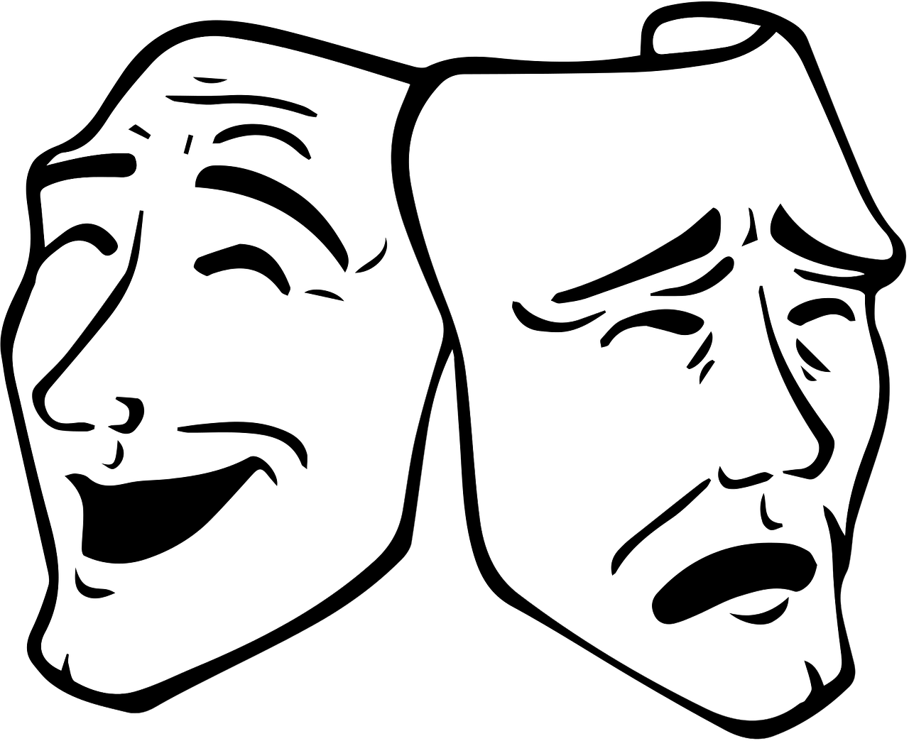 drama theatre mask free photo