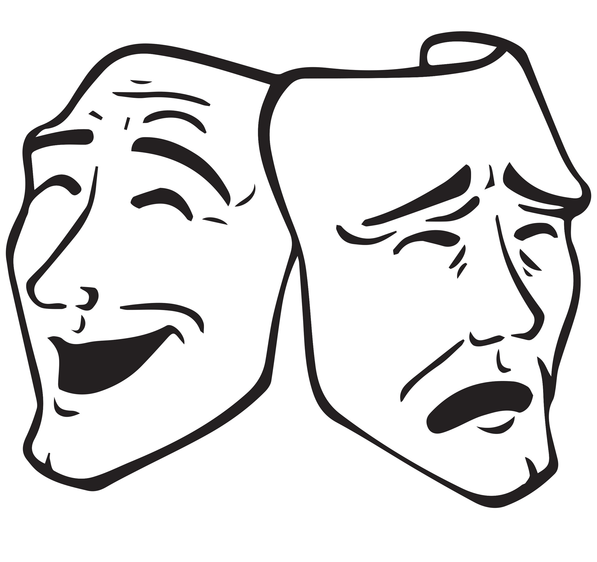 drama theatre mask free photo