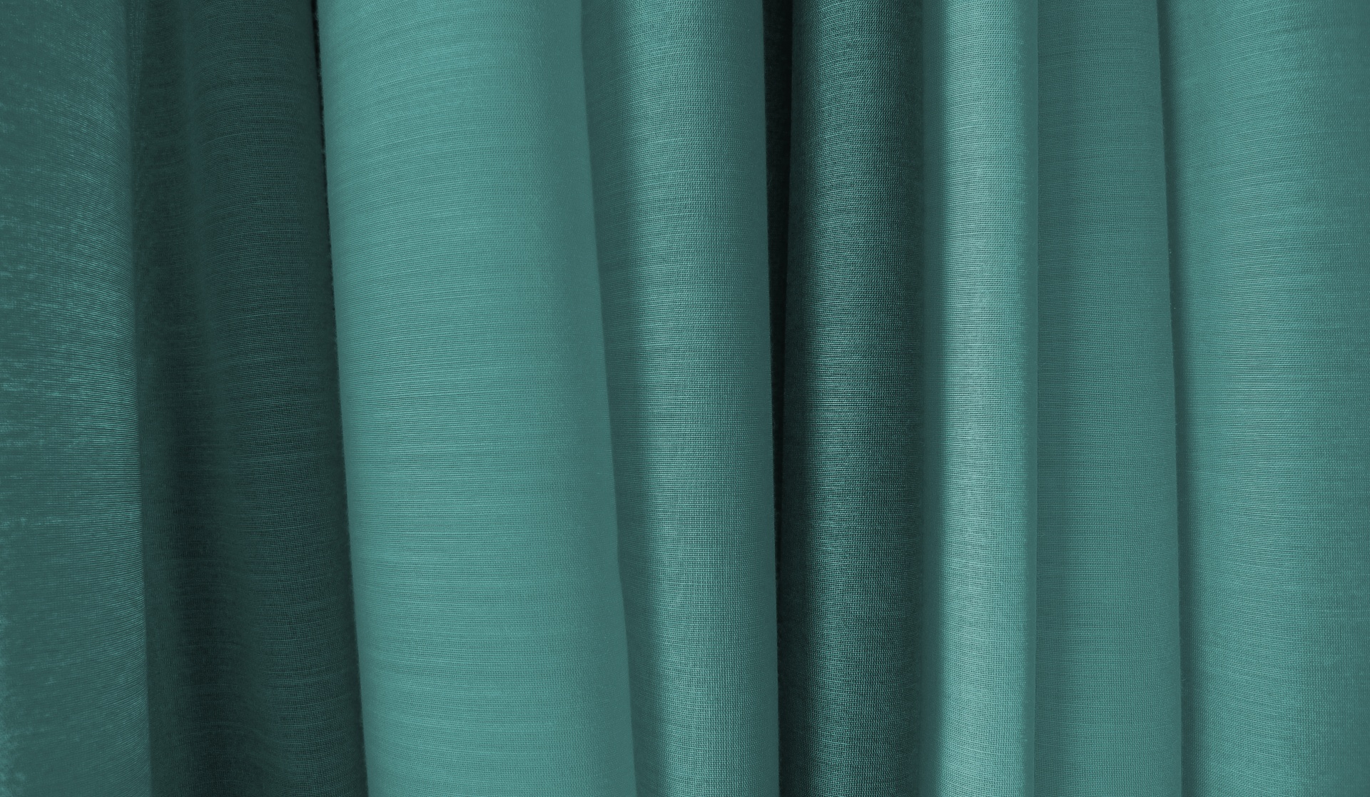 teal curtain material