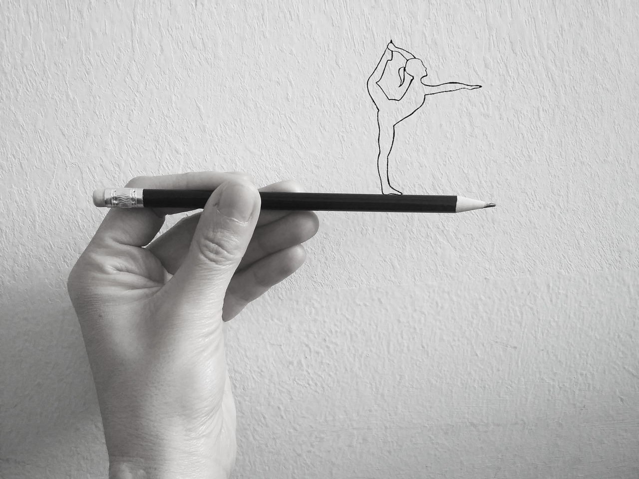 drawing ballerina dance free photo